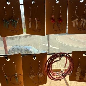 Women's Jewelry Set - Red and White